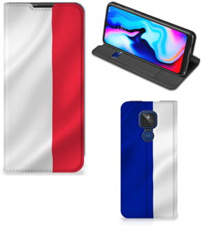 B2Ctelecom Bookcase Motorola Moto G9 Play Smart Cover Franse Vlag