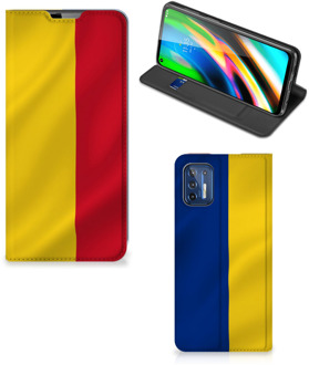 B2Ctelecom Bookcase Motorola Moto G9 Plus Smart Cover Roemeense Vlag