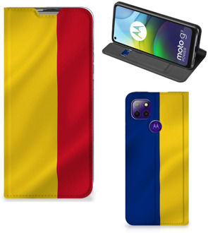 B2Ctelecom Bookcase Motorola Moto G9 Power Smart Cover Roemeense Vlag