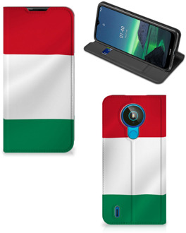 B2Ctelecom Bookcase Nokia 1.4 Telefoonhoesje met Pasjeshouder Hongaarse Vlag