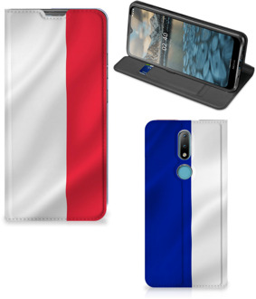 B2Ctelecom Bookcase Nokia 2.4 Smart Cover Franse Vlag