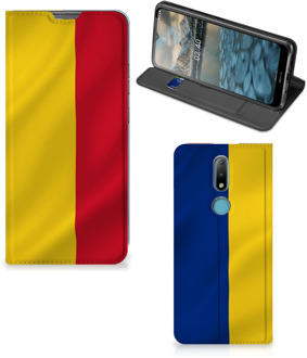 B2Ctelecom Bookcase Nokia 2.4 Smart Cover Roemeense Vlag