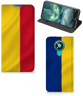 B2Ctelecom Bookcase Nokia 3.4 Smart Cover Roemeense Vlag