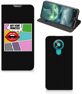 B2Ctelecom Bookcase Nokia 3.4 Telefoonhoesje Popart Princess