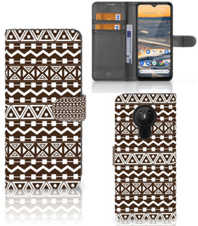 B2Ctelecom Bookcase Nokia 5.3 Hoesje Aztec Brown