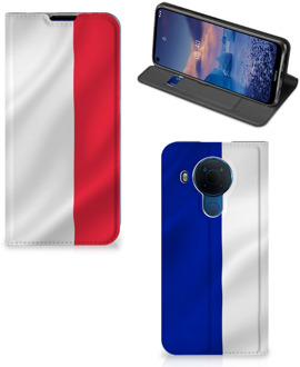 B2Ctelecom Bookcase Nokia 5.4 Smart Cover Franse Vlag