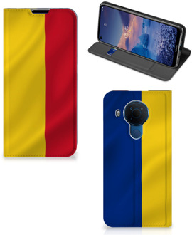 B2Ctelecom Bookcase Nokia 5.4 Smart Cover Roemeense Vlag