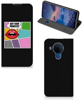 B2Ctelecom Bookcase Nokia 5.4 Telefoonhoesje Popart Princess