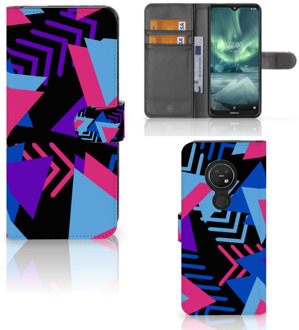 B2Ctelecom Bookcase Nokia 7.2 | Nokia 6.2 Funky Triangle