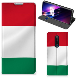 B2Ctelecom Bookcase OnePlus 8 Telefoonhoesje met Pasjeshouder Hongaarse Vlag