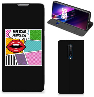 B2Ctelecom Bookcase OnePlus 8 Telefoonhoesje Popart Princess