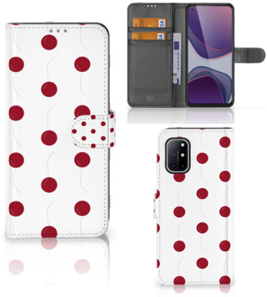 B2Ctelecom Bookcase OnePlus 8T Hoesje Cherries