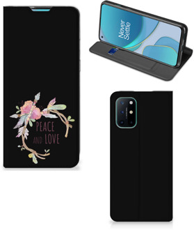 B2Ctelecom Bookcase OnePlus 8T Telefoonhoesje Boho Text