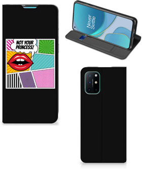 B2Ctelecom Bookcase OnePlus 8T Telefoonhoesje Popart Princess