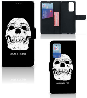 B2Ctelecom Bookcase OnePlus 9 Pro GSM Hoesje Skull Eyes