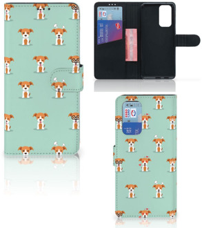 B2Ctelecom Bookcase OnePlus 9 Pro Smartphone Hoesje Pups