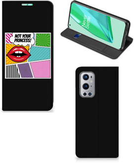 B2Ctelecom Bookcase OnePlus 9 Pro Telefoonhoesje Popart Princess