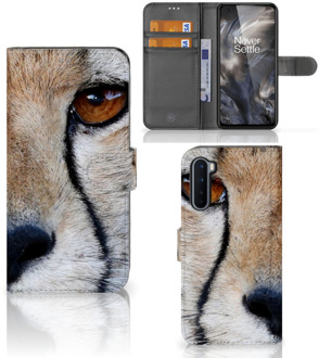 B2Ctelecom Bookcase OnePlus Nord Hoesje Cheetah