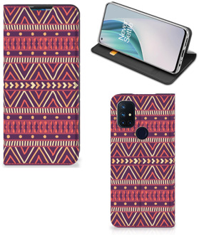 B2Ctelecom Bookcase OnePlus Nord N10 5G Smart Cover Aztec Purple