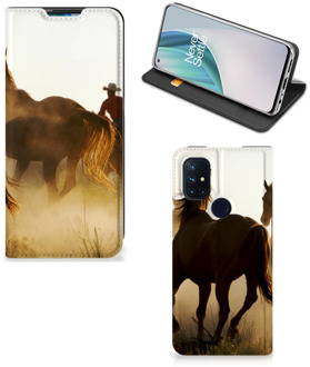 B2Ctelecom Bookcase OnePlus Nord N10 5G Smart Cover Cowboy