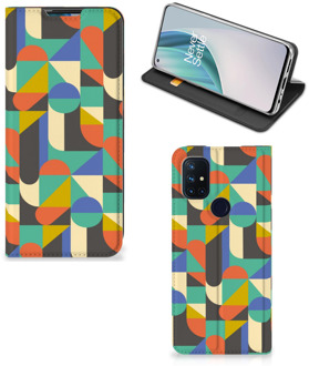 B2Ctelecom Bookcase OnePlus Nord N10 5G Smart Cover Funky Retro