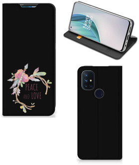 B2Ctelecom Bookcase OnePlus Nord N10 5G Telefoonhoesje Boho Text