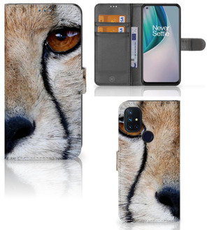 B2Ctelecom Bookcase OnePlus Nord N10 Hoesje Cheetah