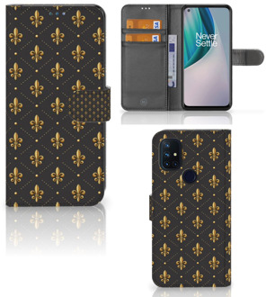 B2Ctelecom Bookcase OnePlus Nord N10 Hoesje Franse Lelie