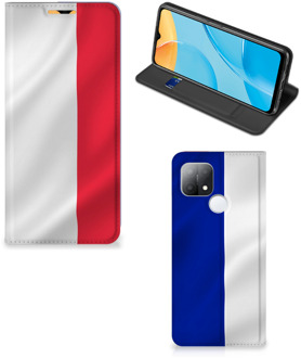 B2Ctelecom Bookcase OPPO A15 Smart Cover Franse Vlag