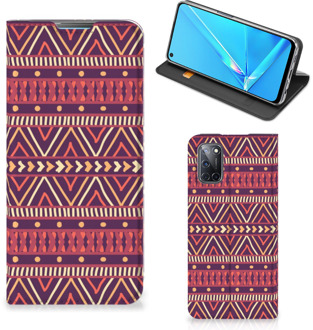 B2Ctelecom Bookcase OPPO A52 | A72 Smart Cover Aztec Purple