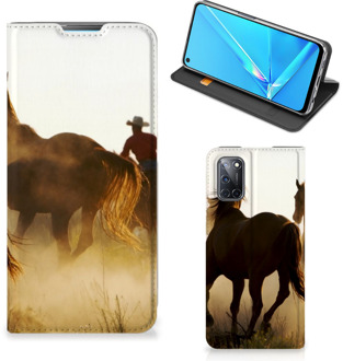 B2Ctelecom Bookcase OPPO A52 | A72 Smart Cover Cowboy