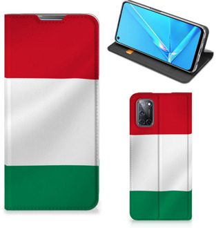 B2Ctelecom Bookcase OPPO A52 | A72 Telefoonhoesje met Pasjeshouder Hongaarse Vlag