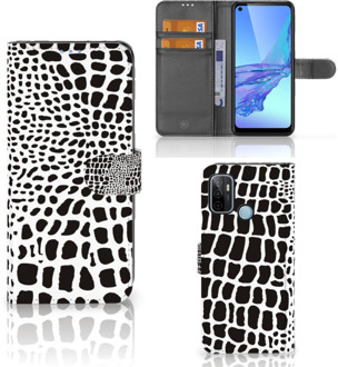 B2Ctelecom Bookcase OPPO A53 | OPPO A53s Telefoon Hoesje Slangenprint