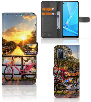 B2Ctelecom Bookcase OPPO A72 | OPPO A52 Telefoon Hoesje Amsterdamse Grachten