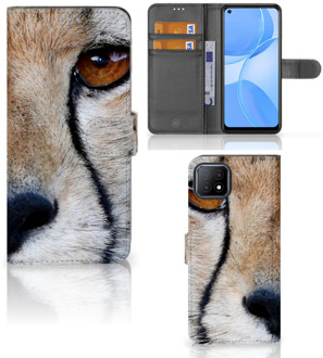 B2Ctelecom Bookcase OPPO A73 5G Hoesje Cheetah