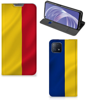 B2Ctelecom Bookcase OPPO A73 5G Smart Cover Roemeense Vlag