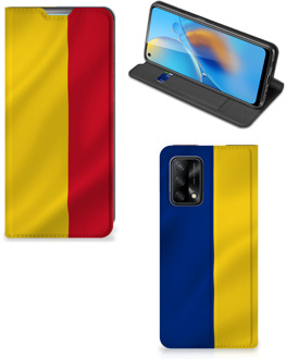 B2Ctelecom Bookcase OPPO A74 4G Smart Cover Roemeense Vlag