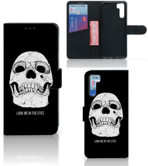 B2Ctelecom Bookcase OPPO A91 | Reno3 GSM Hoesje Skull Eyes