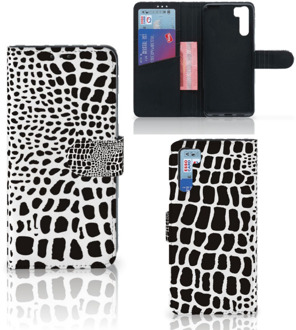 B2Ctelecom Bookcase OPPO A91 | Reno3 Telefoon Hoesje Slangenprint