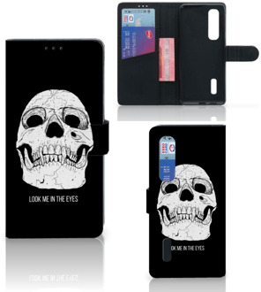 B2Ctelecom Bookcase OPPO Find X2 Pro GSM Hoesje Skull Eyes