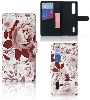 B2Ctelecom Bookcase OPPO Find X2 Pro GSM Hoesje Watercolor Flowers