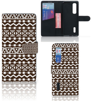 B2Ctelecom Bookcase OPPO Find X2 Pro Hoesje Aztec Brown