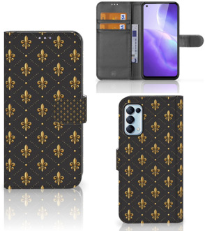 B2Ctelecom Bookcase OPPO Find X3 Lite Hoesje Franse Lelie