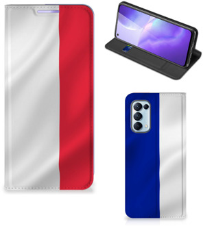 B2Ctelecom Bookcase OPPO Find X3 Lite Smart Cover Franse Vlag