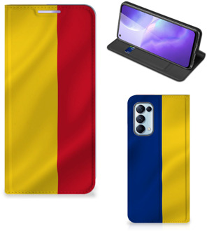 B2Ctelecom Bookcase OPPO Find X3 Lite Smart Cover Roemeense Vlag