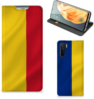 B2Ctelecom Bookcase OPPO Reno3 | A91 Smart Cover Roemeense Vlag