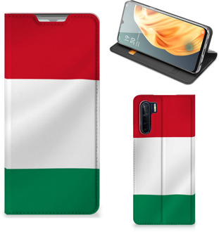 B2Ctelecom Bookcase OPPO Reno3 | A91 Telefoonhoesje met Pasjeshouder Hongaarse Vlag