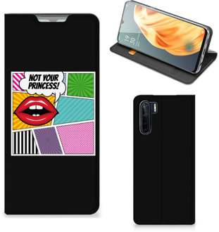 B2Ctelecom Bookcase OPPO Reno3 | A91 Telefoonhoesje Popart Princess