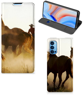 B2Ctelecom Bookcase OPPO Reno4 Pro 5G Smart Cover Cowboy