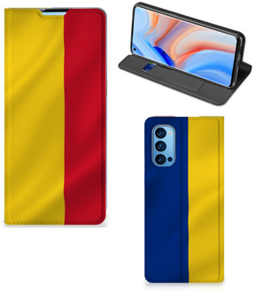 B2Ctelecom Bookcase OPPO Reno4 Pro 5G Smart Cover Roemeense Vlag